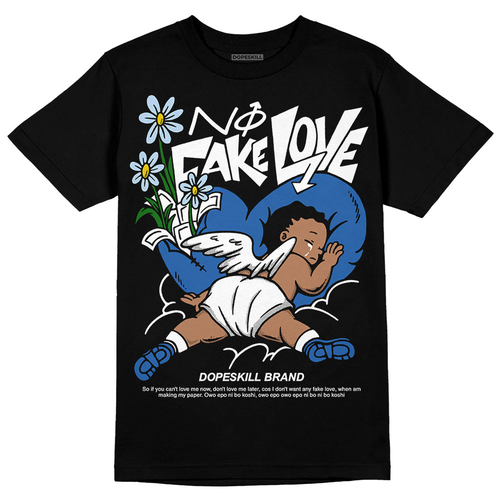 Space Jam 11s superstreetwear T-Shirt No Fake Love Graphic