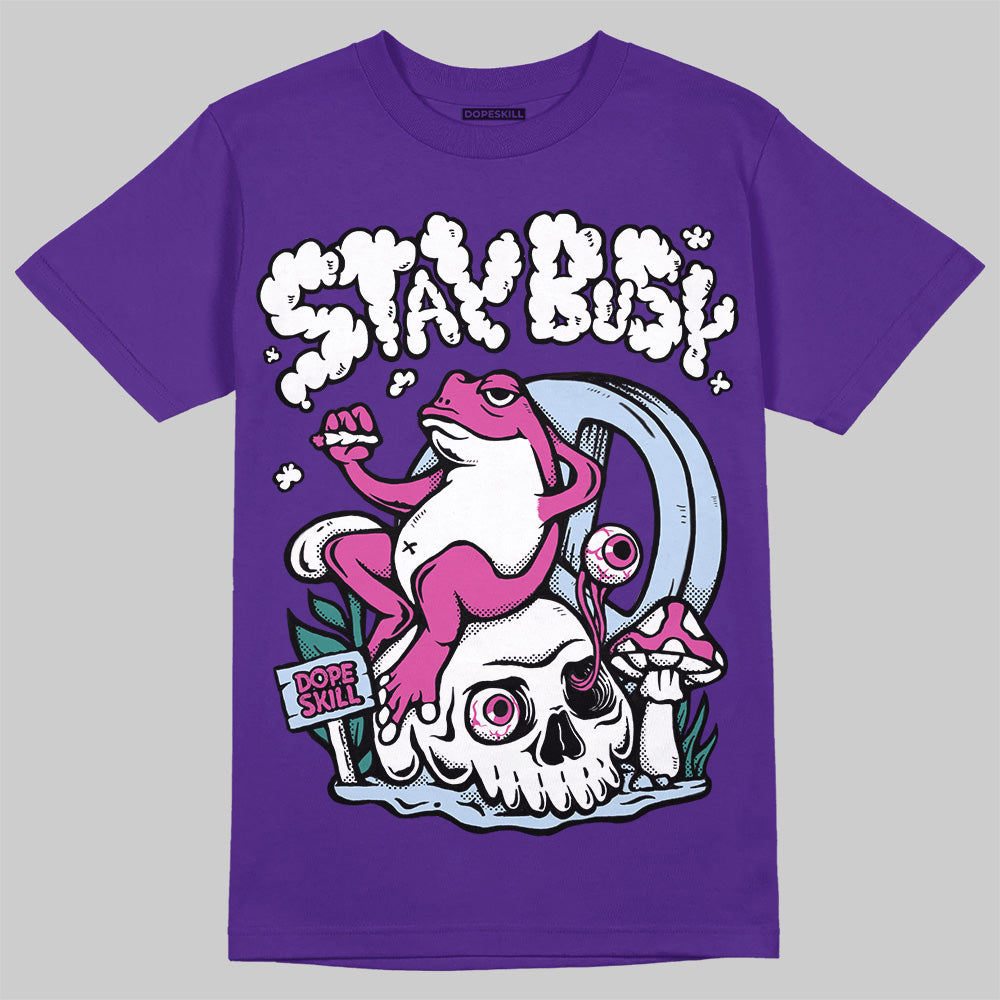Grape 5s superstreetwear T-Shirt Stay Busy Graphic