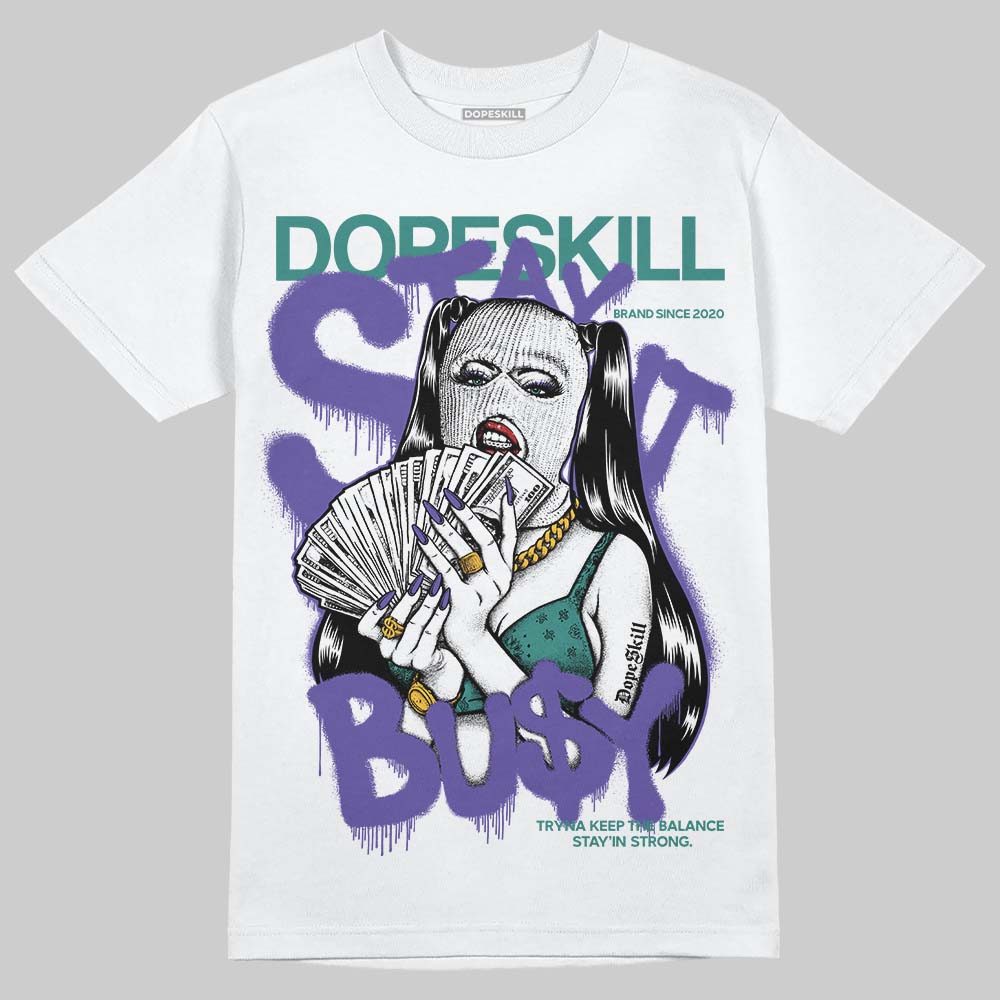 Grape 5s superstreetwear T-Shirt Stay It Busy Graphic