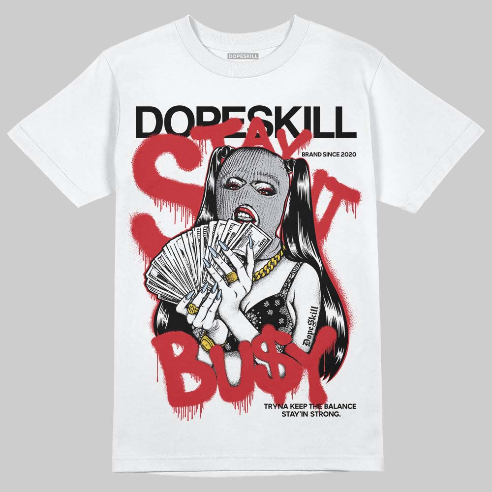Black Metallic Reimagined 5s superstreetwear T-Shirt Stay It Busy Graphic