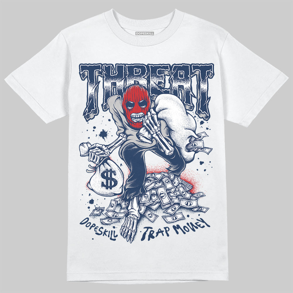 Summit White Navy 4s superstreetwear T-Shirt Threat Graphic