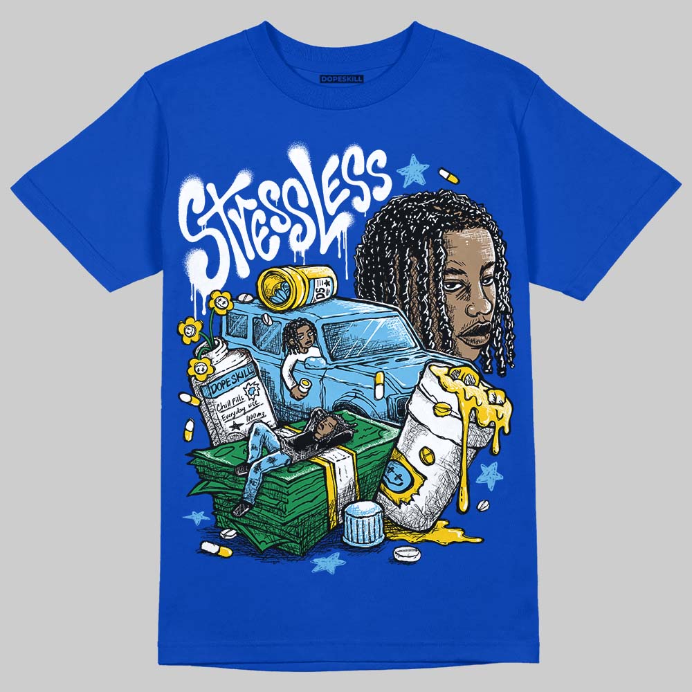 Blueberry 12s superstreetwear Royal T-shirt Stressless Graphic