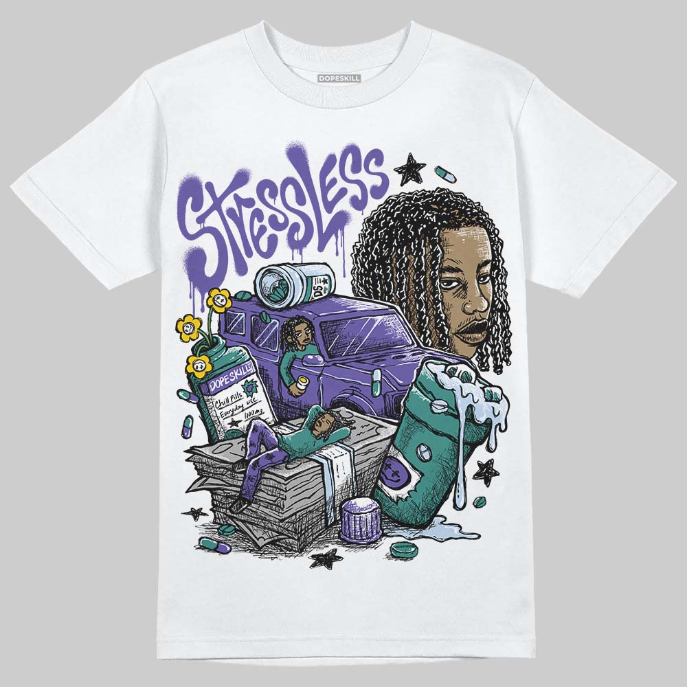 Grape 5s superstreetwear T-Shirt Stressless Graphic