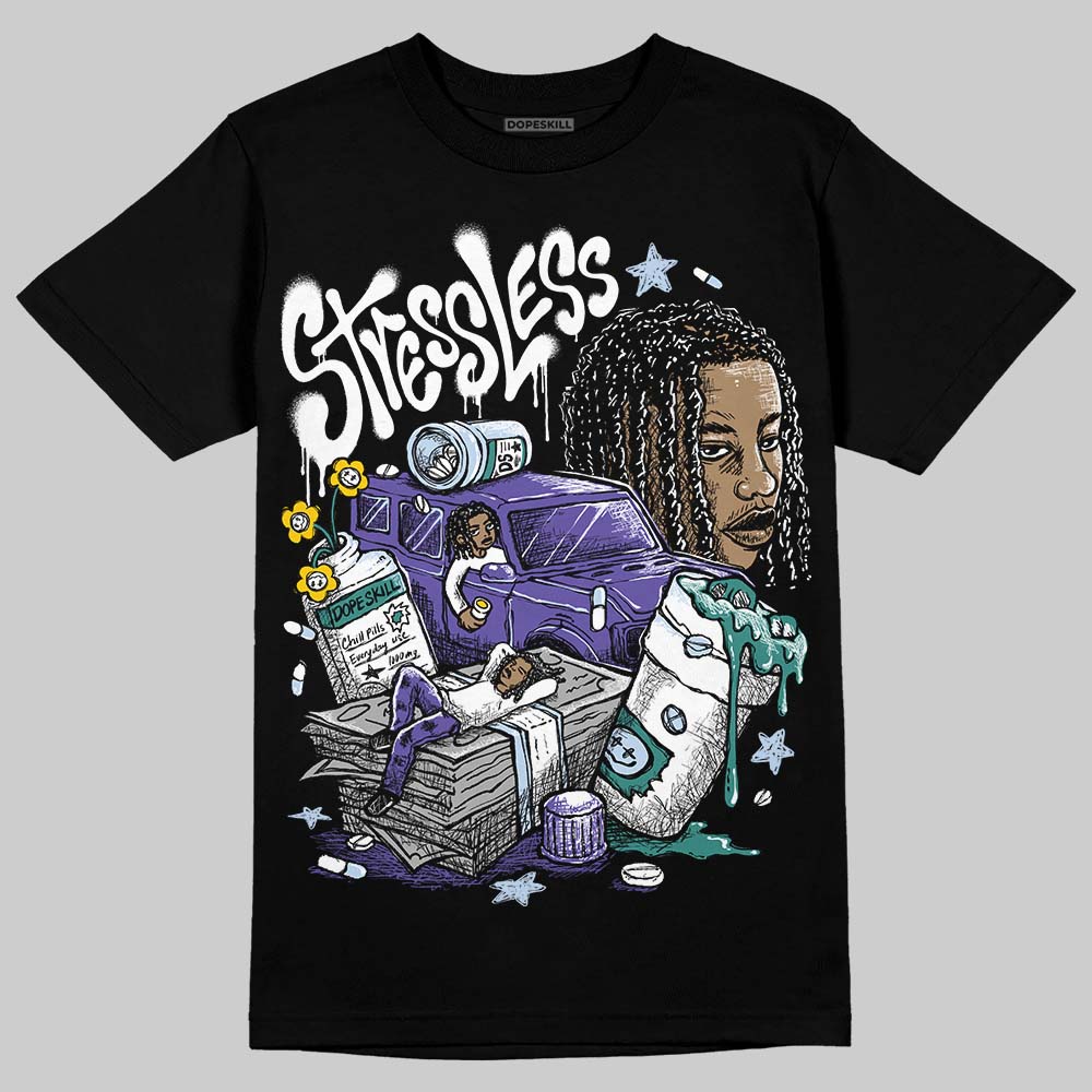 Grape 5s superstreetwear T-Shirt Stressless Graphic