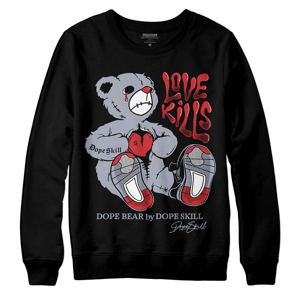 Bred Reimagined 4s superstreetwear Sweatshirt Love Kills Graphic