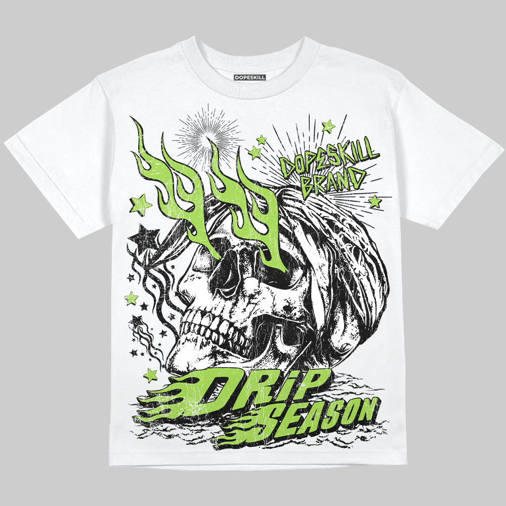 Neon Green Collection superstreetwear Oversize Print T-Shirt Drip Season Graphic