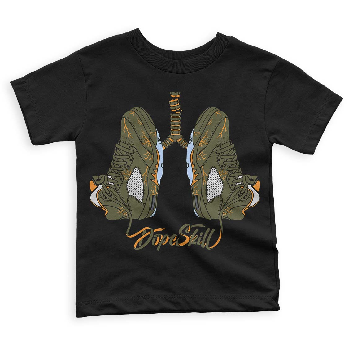 Olive 5s superstreetwear Toddler Kids T-shirt Breathe Graphic
