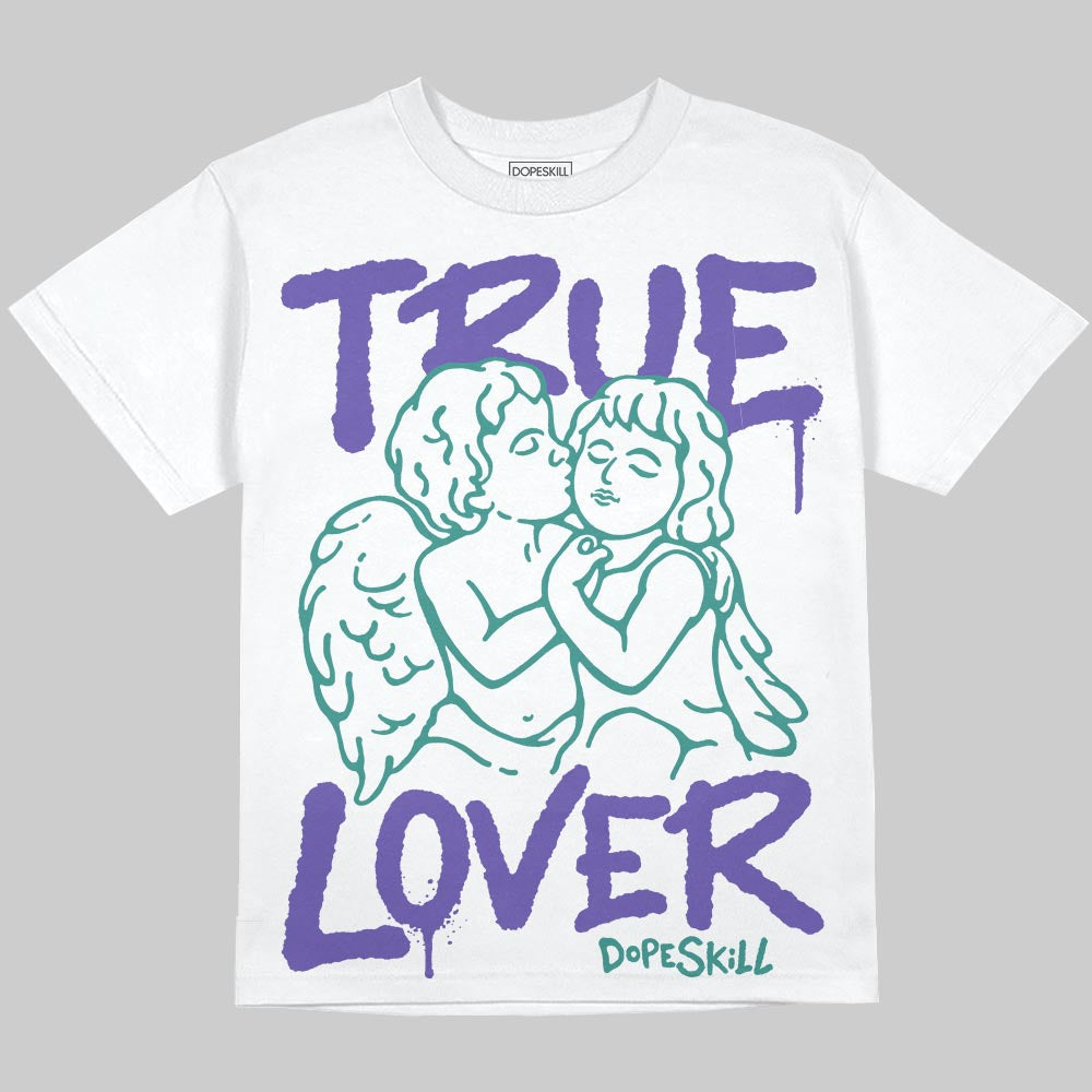 Grape 5s superstreetwear Oversize Print T-Shirt True Lover Graphic