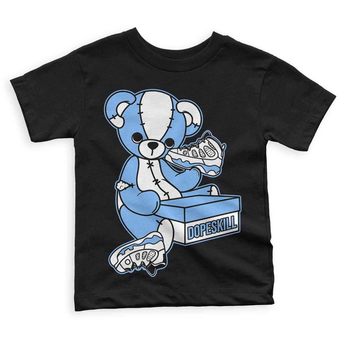 Powder Blue 9s superstreetwear Toddler Kids T-shirt Sneakerhead BEAR Graphic