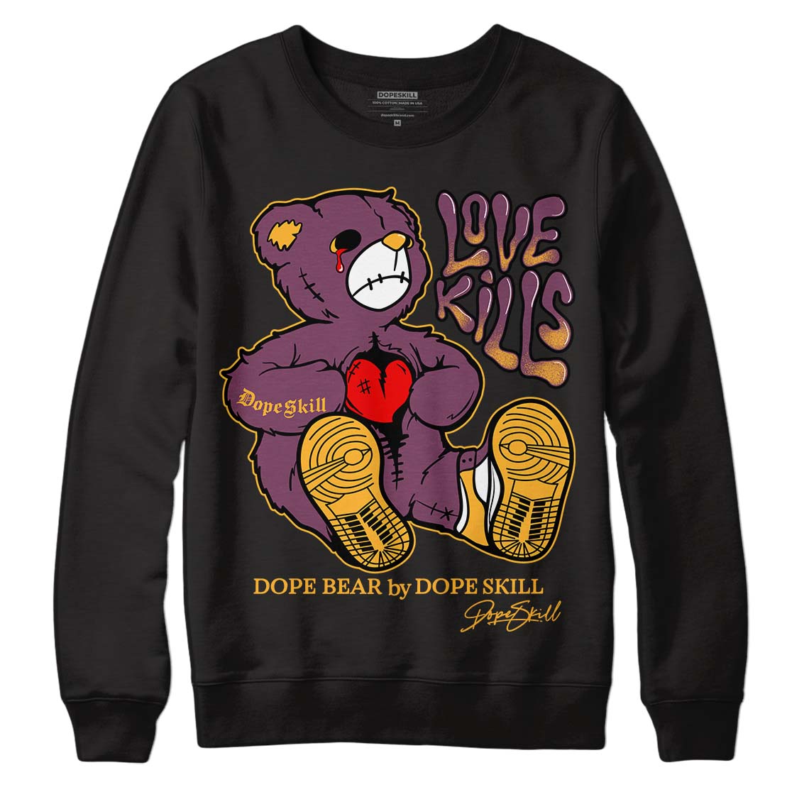 Brotherhood 1s High OG superstreetwear Sweatshirt Love Kills Graphic