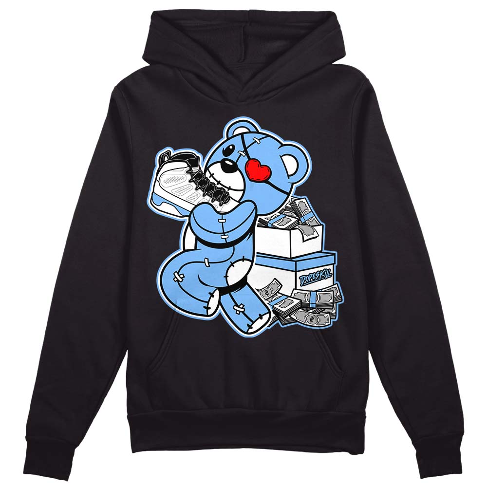 Powder Blue 9s superstreetwear Hoodie Sweatshirt Bear Steals Sneaker Graphic