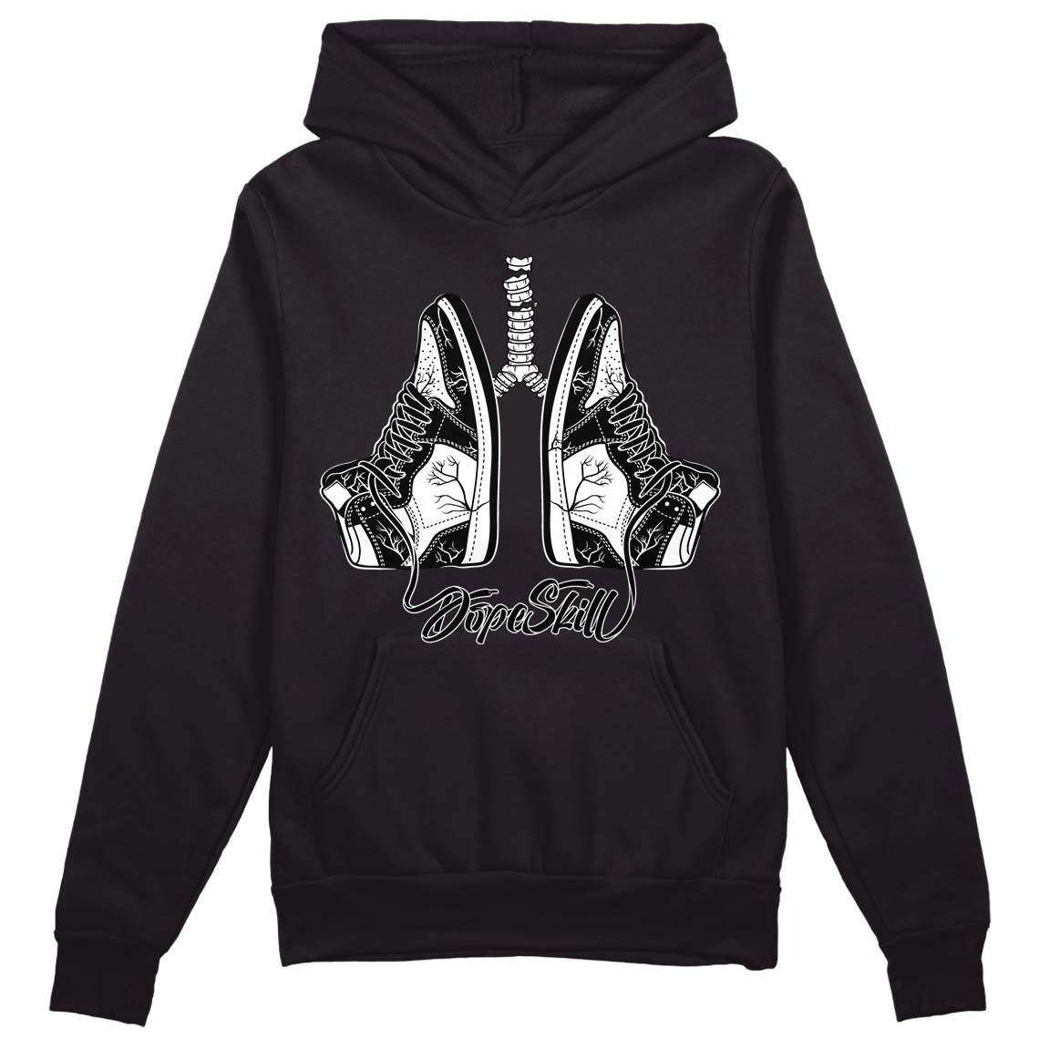 85 Black White 1s superstreetwear Hoodie Sweatshirt Breathe Graphic