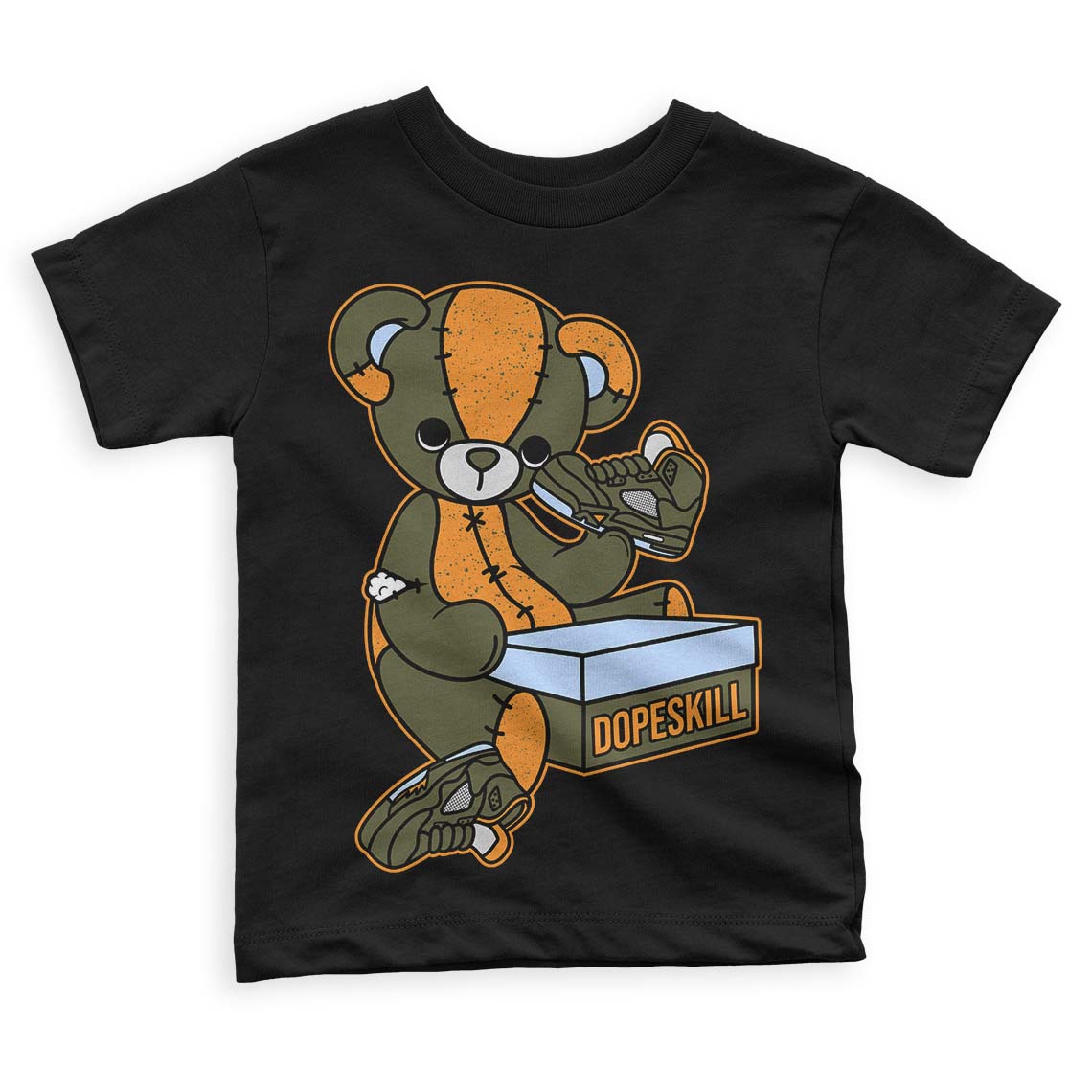 Olive 5s superstreetwear Toddler Kids T-shirt Sneakerhead BEAR Graphic