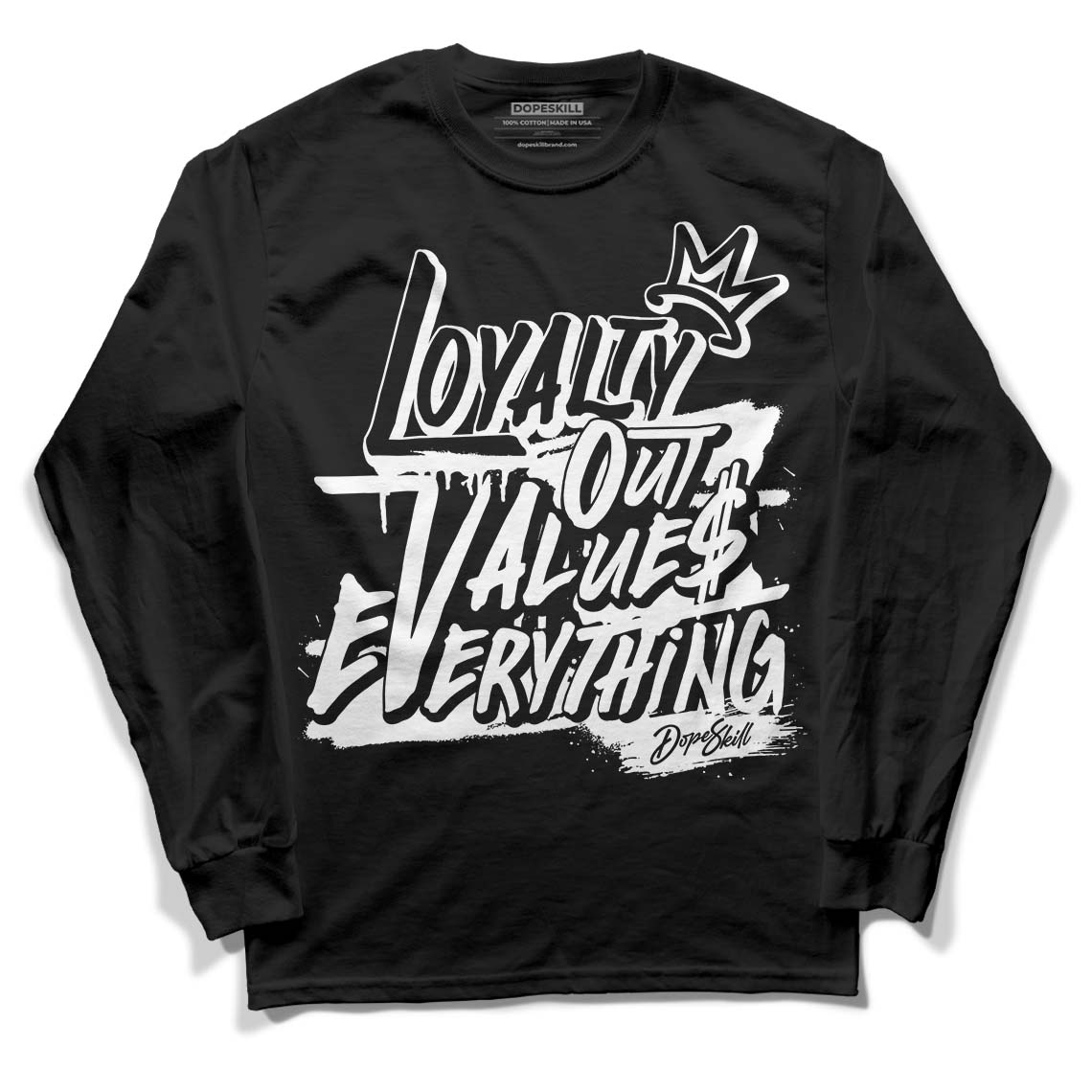 Panda White Black Dunk Low superstreetwear Long Sleeve T-Shirt LOVE Graphic