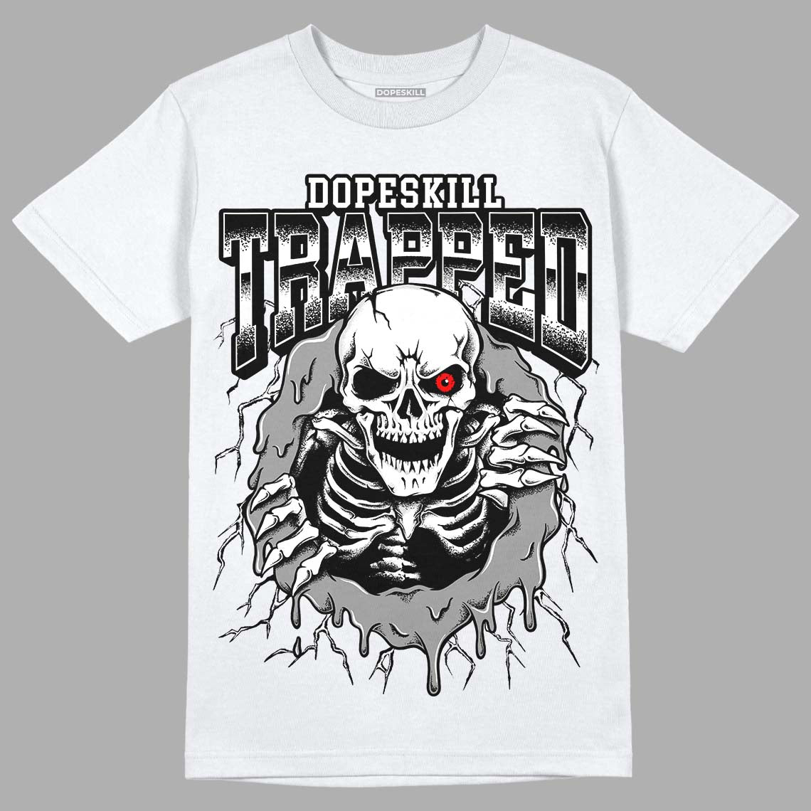 Dunk Low Panda White Black superstreetwear T-Shirt Trapped Halloween Graphic
