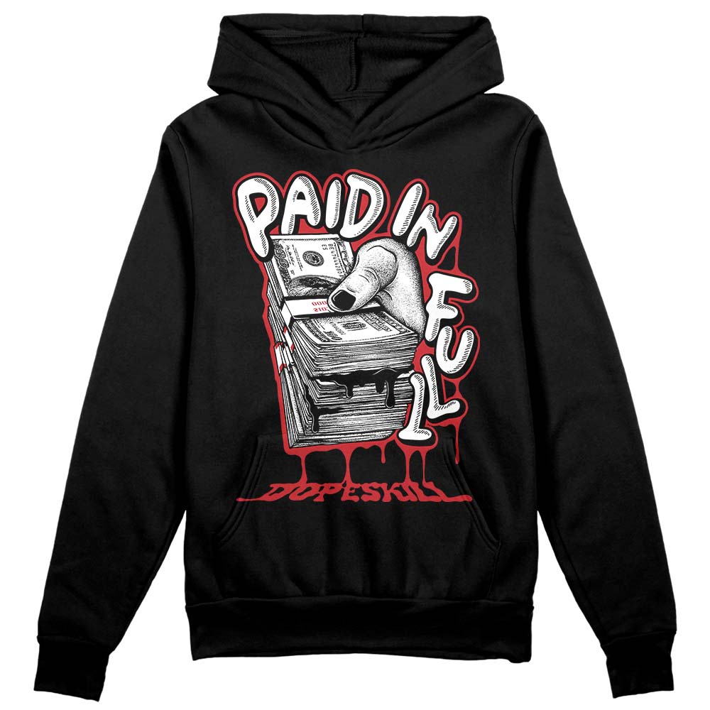 Red Taxi 12s superstreetwear Hoodie Sweatshirt Paid In Full Graphic