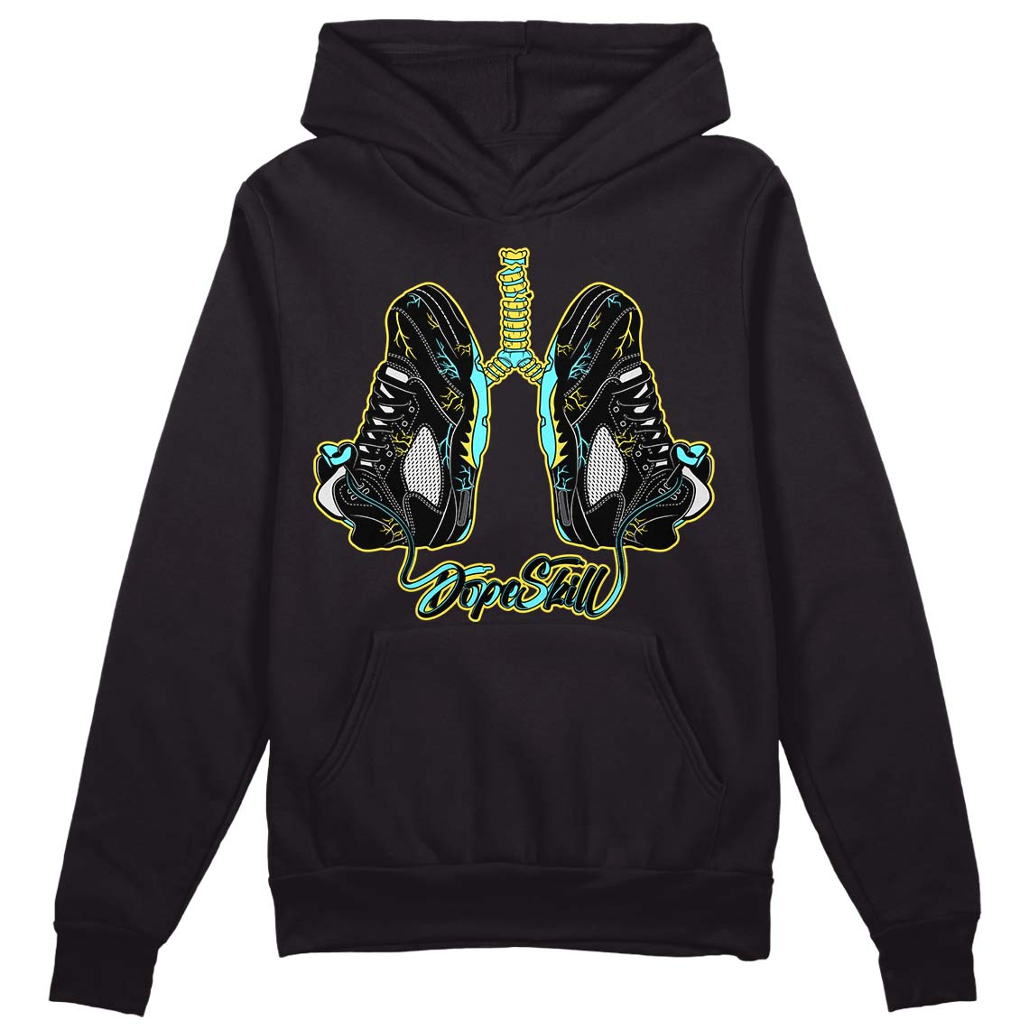 Aqua 5s superstreetwear Hoodie Sweatshirt Breathe Graphic