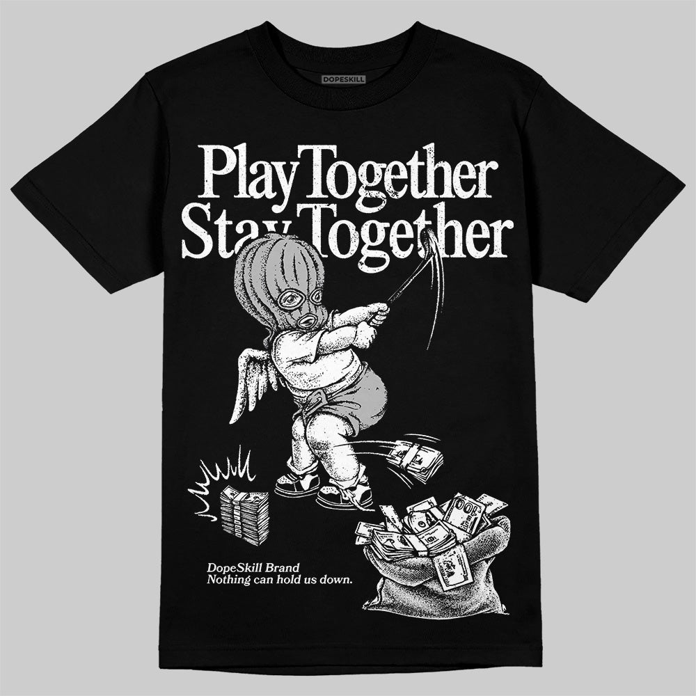Dunk Panda White Black superstreetwear T-Shirt Play together,Stay together Graphic