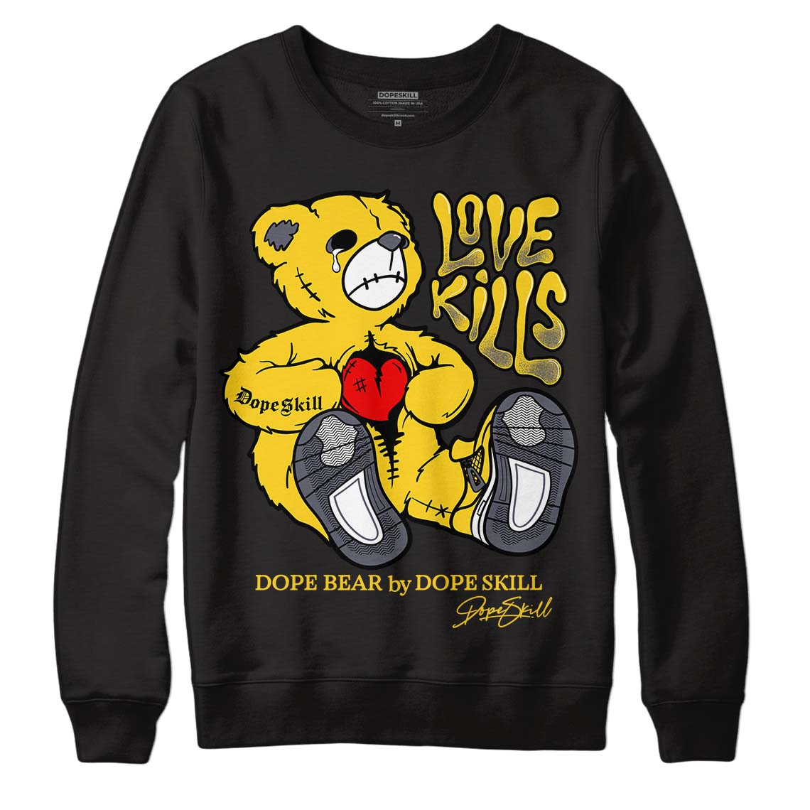 Lightning 4s superstreetwear Sweatshirt Love Kills Graphic