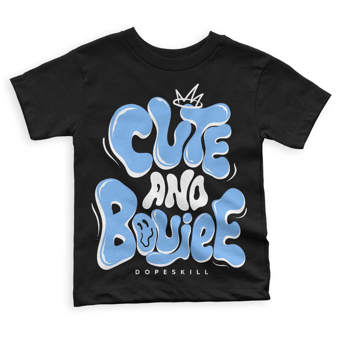 Powder Blue 9s superstreetwear Toddler Kids T-shirt Cute and Boujee Graphic
