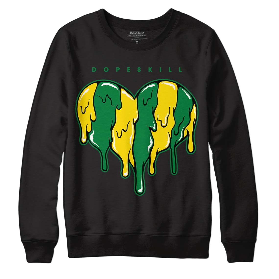 Dunk Low Reverse Brazil superstreetwear Sweatshirt Slime Drip Heart Graphic