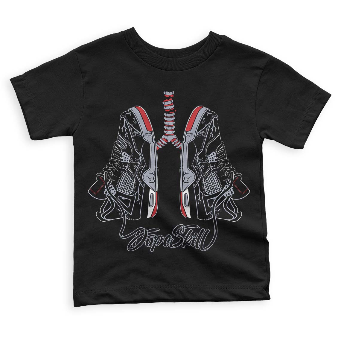 Bred Reimagined 4s superstreetwear Toddler Kids T-shirt Breathe Graphic