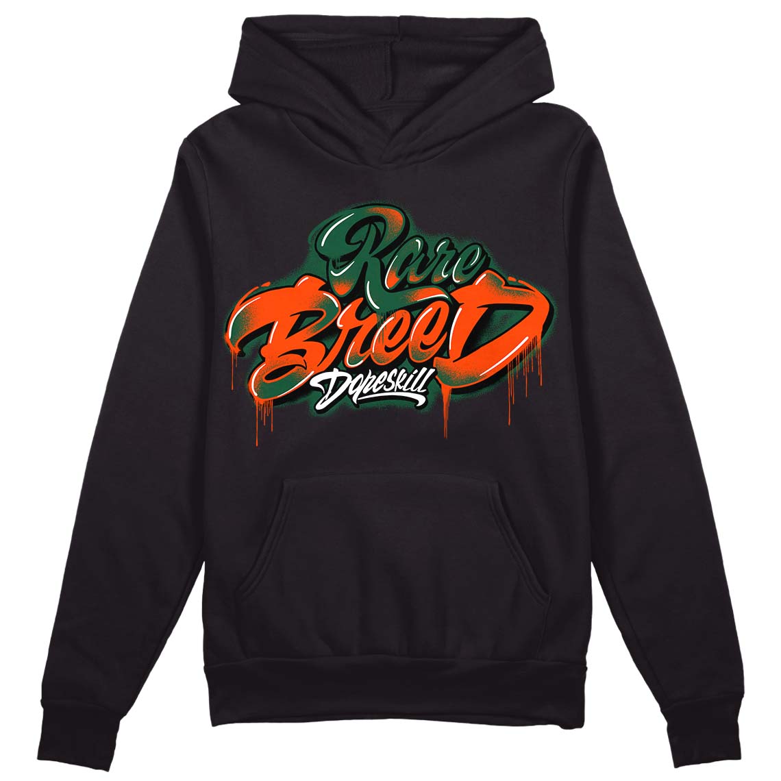 Dunk Low Team Dark Green Orange superstreetwear Hoodie Sweatshirt Rare Breed Type Graphic