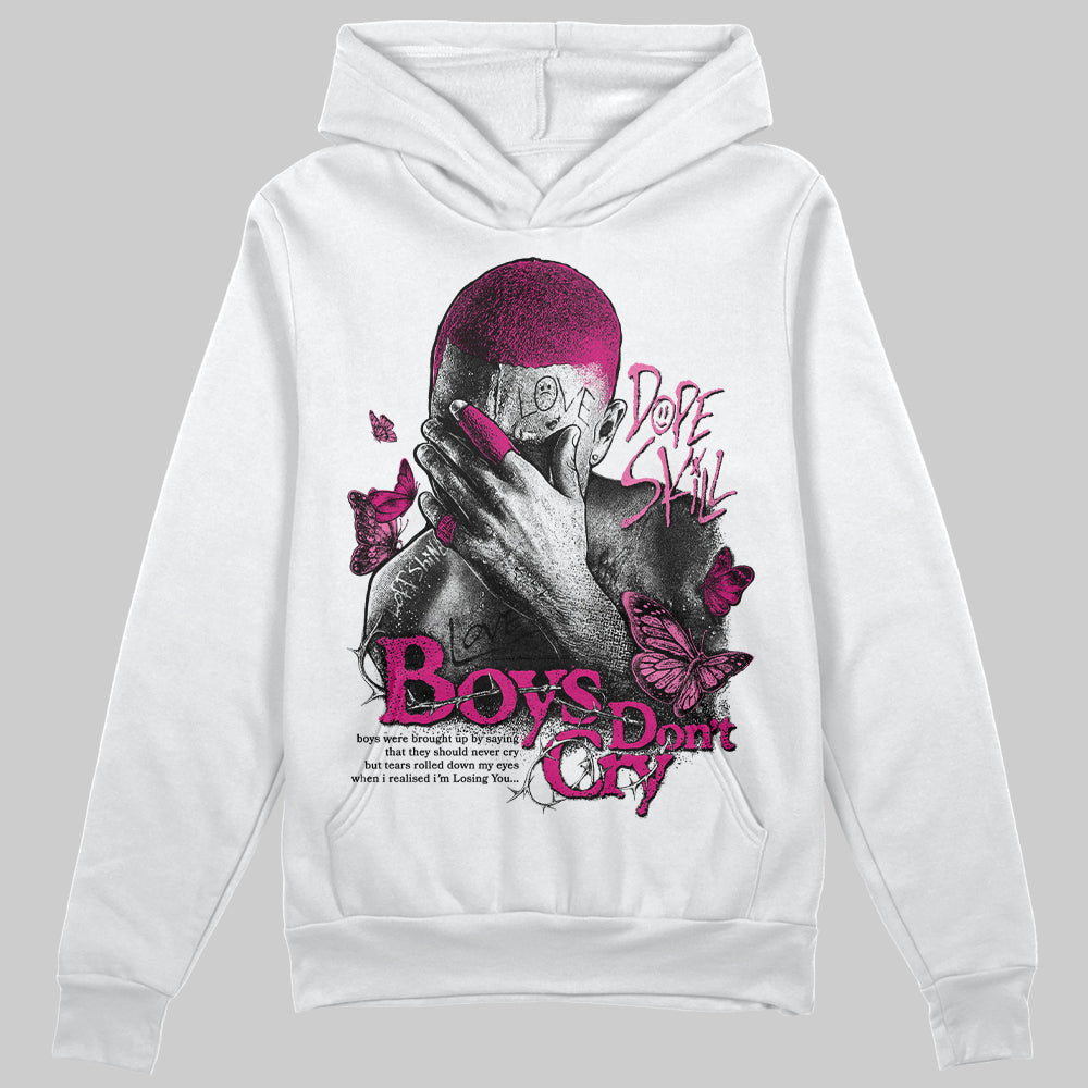 Rick RO Pink Leather Sneakers superstreetwear Hoodie Sweatshirt Boys Don't Cry Graphic
