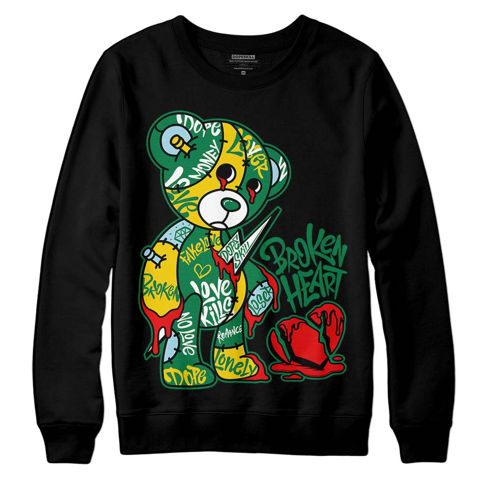 Lucky Green 5s superstreetwear Sweatshirt Broken Heart Graphic