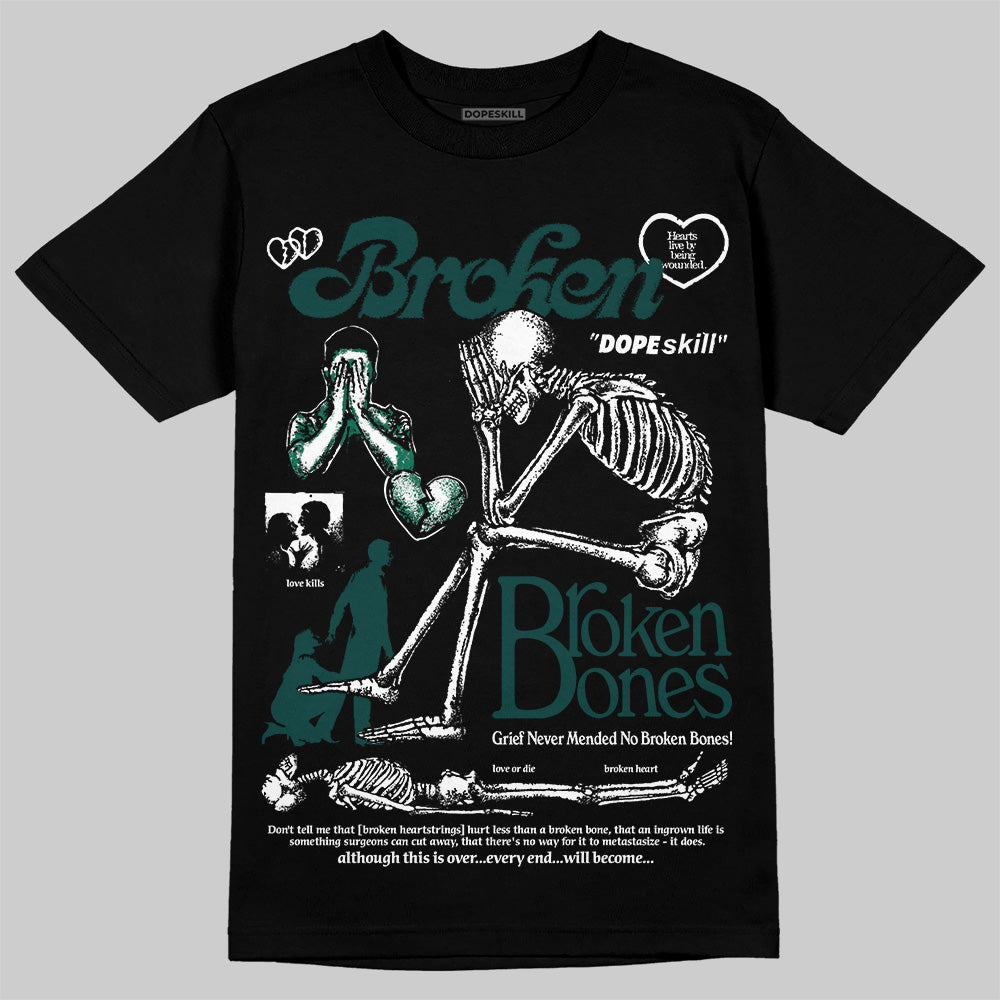 Oxidized Green 4s superstreetwear T-Shirt Broken Bones Graphic