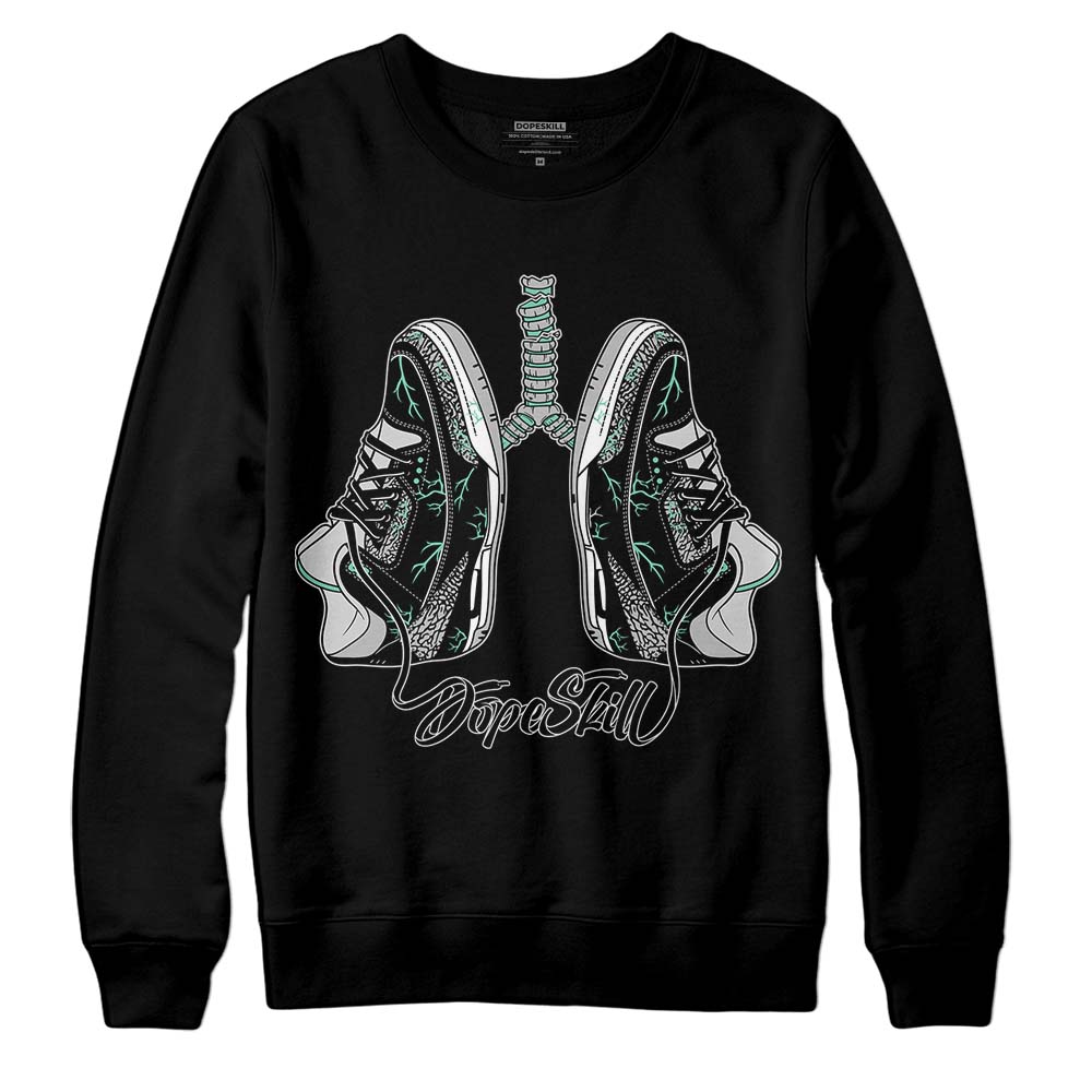 Green Glow 3s superstreetwear Sweatshirt Breathe Graphic