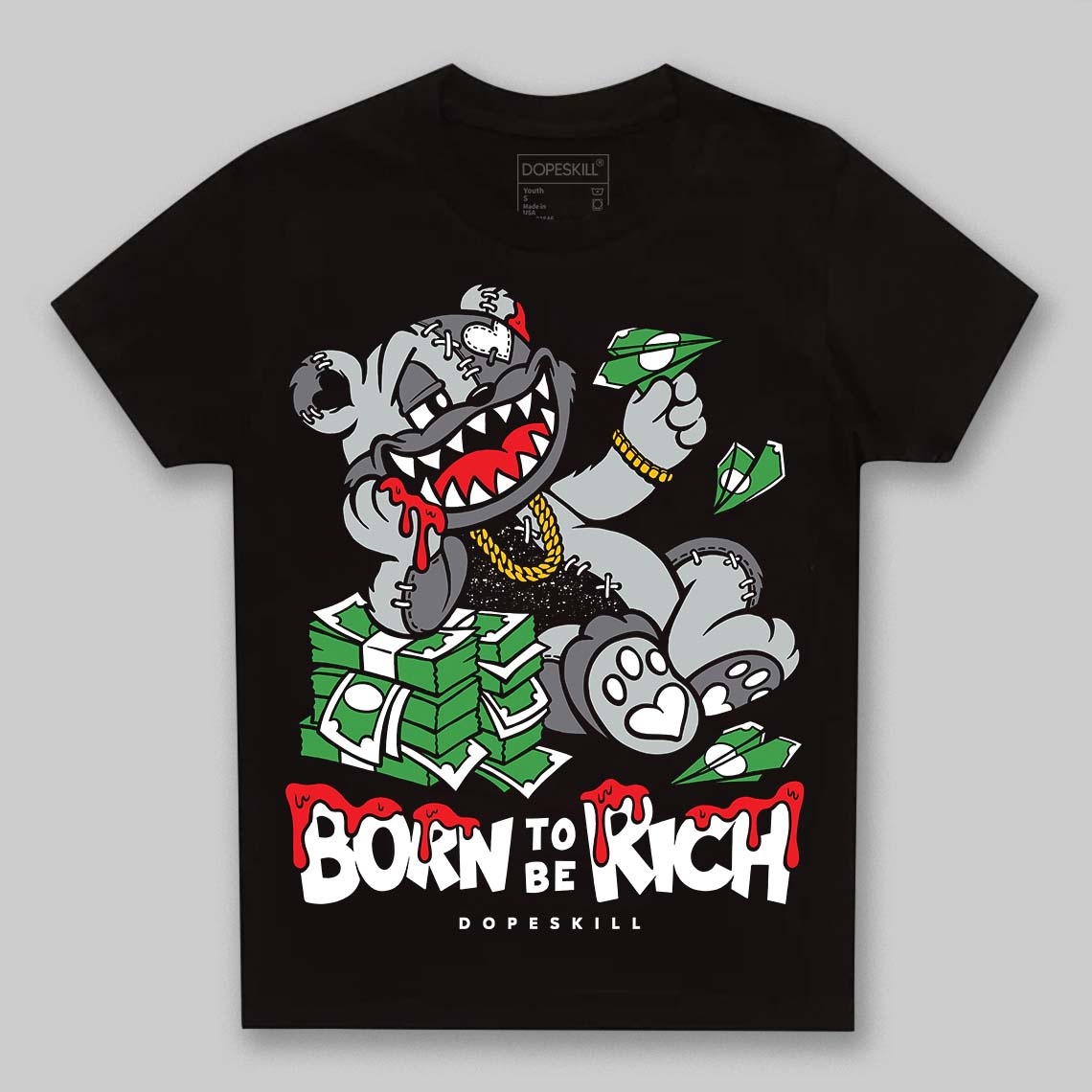 Fear 4s superstreetwear Toddler Kids T-shirt Born To Be Rich Graphic