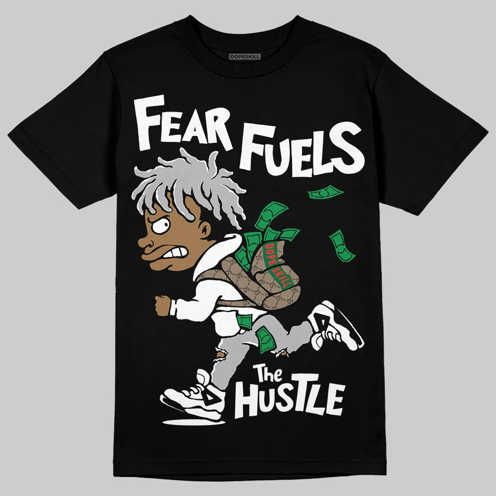 Dunk Panda White Black superstreetwear T-Shirt Fear Fuels The Hustle Graphic