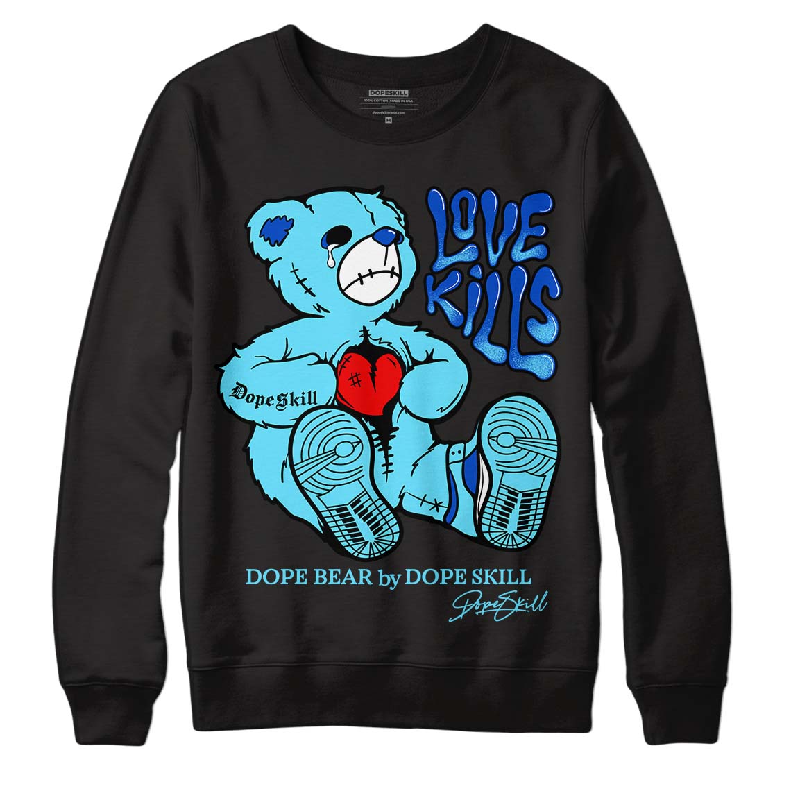 SB Dunk Argon superstreetwear Sweatshirt Love Kills Graphic
