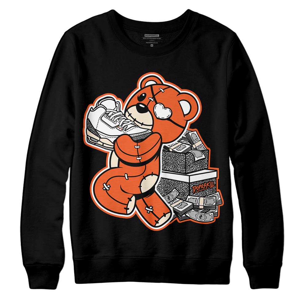 Georgia Peach 3s superstreetwear Sweatshirt Bear Steals Sneaker Graphic
