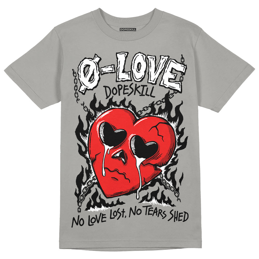 Grey Collection superstreetwear Grey T-shirt Crying Heart Graphic