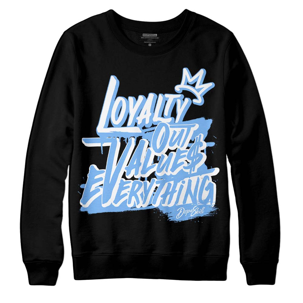 Powder Blue 9s superstreetwear Sweatshirt LOVE Graphic