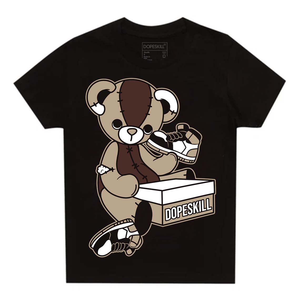 Latte 1s superstreetwear Toddler Kids T-shirt Sneakerhead BEAR Graphic