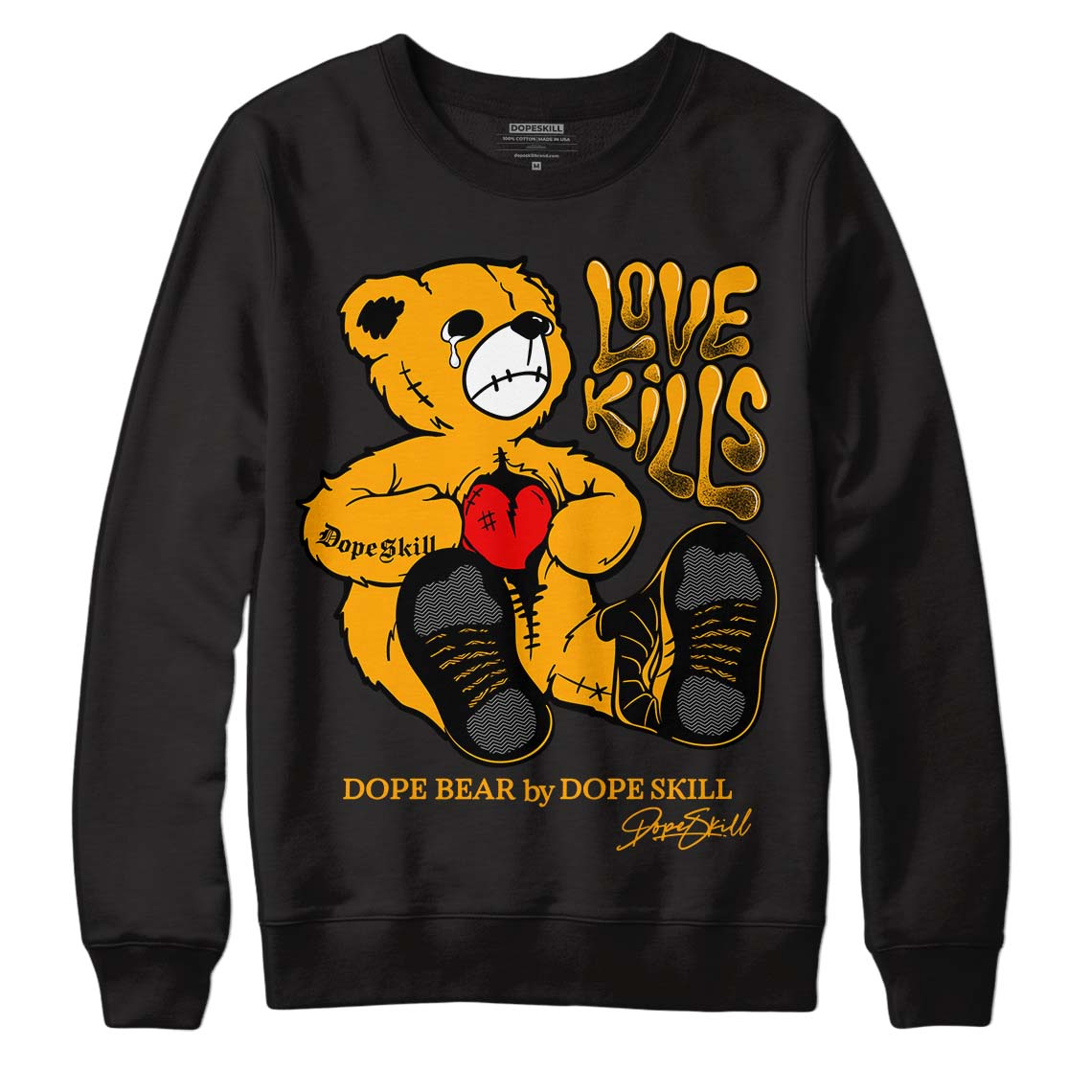 Black Taxi 12s superstreetwear Sweatshirt Love Kills Graphic