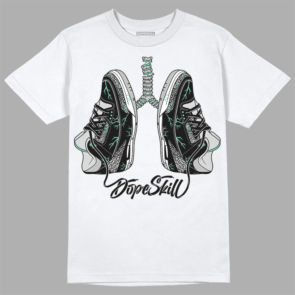 Green Glow 3s superstreetwear T-Shirt Breathe Graphic