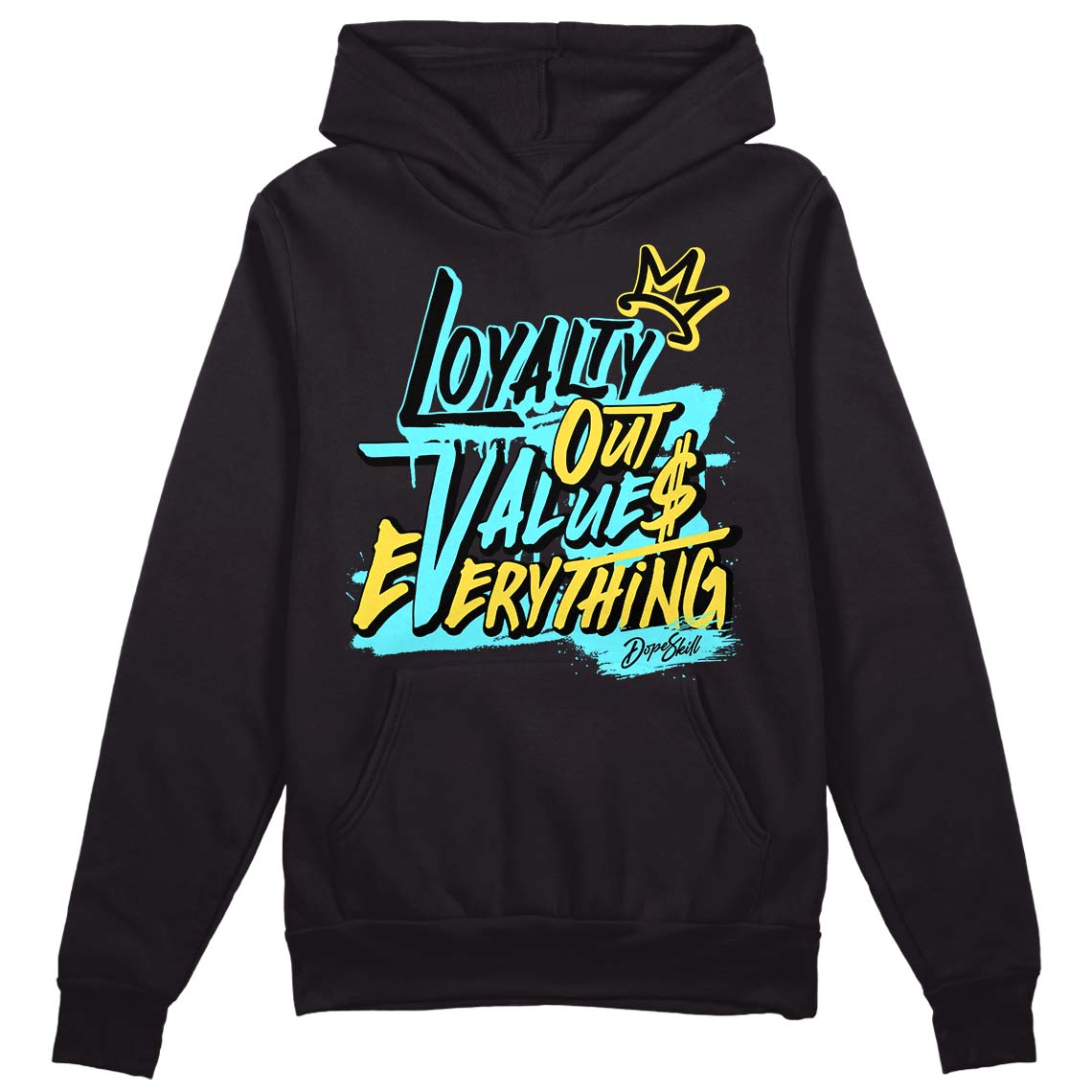 Aqua 5s superstreetwear Hoodie Sweatshirt LOVE Graphic