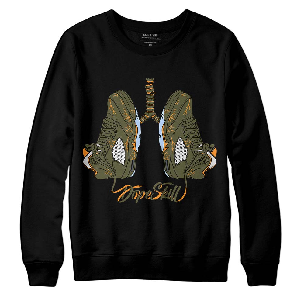 Olive 5s superstreetwear Sweatshirt Breathe Graphic