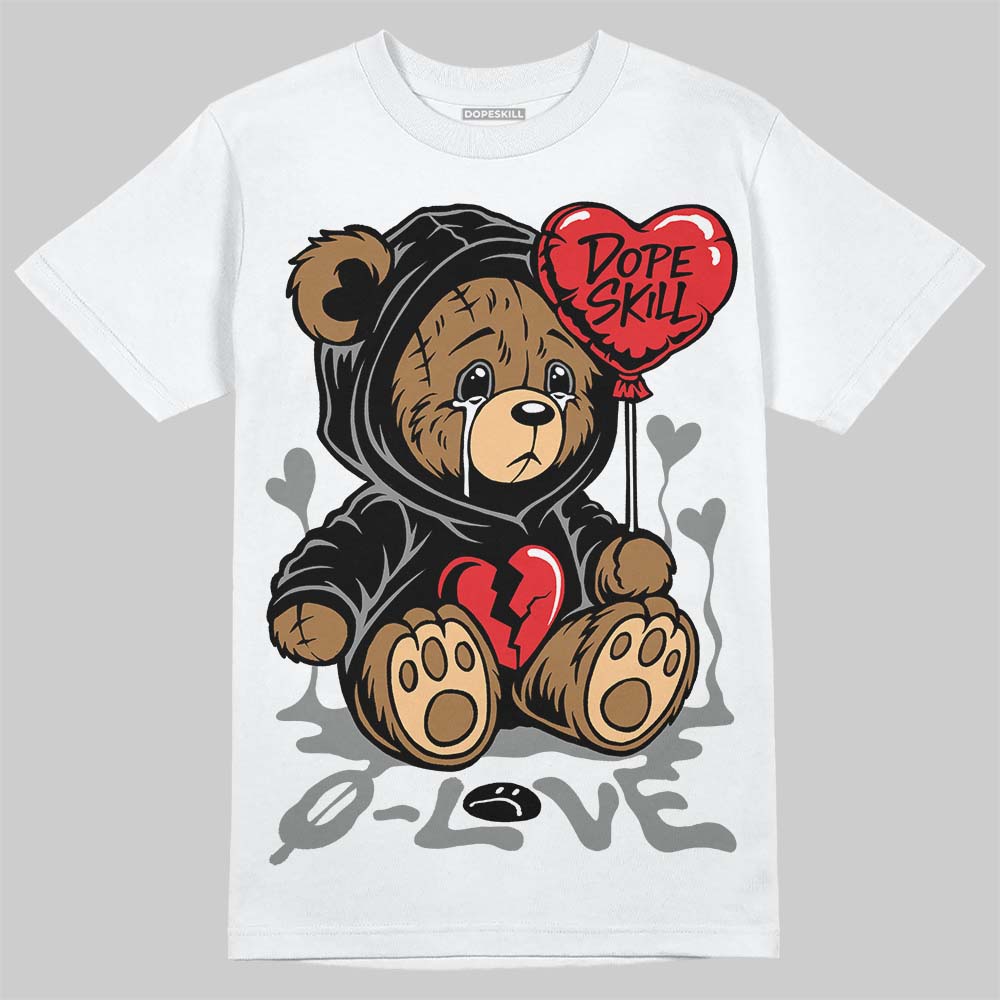 White Thunder 4s superstreetwear T-Shirt Broken Bear Graphic