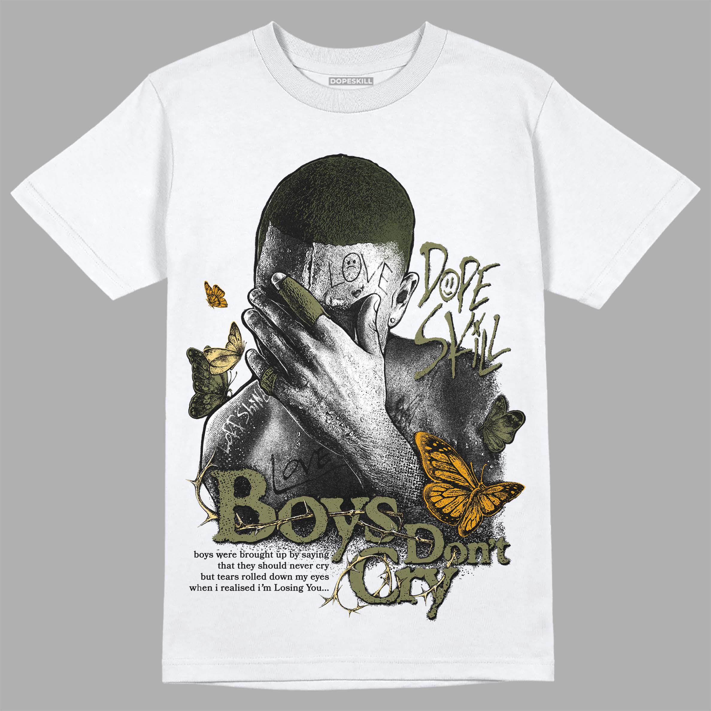 Craft Olive 4s superstreetwear T-Shirt Boys Don't Cry Graphic