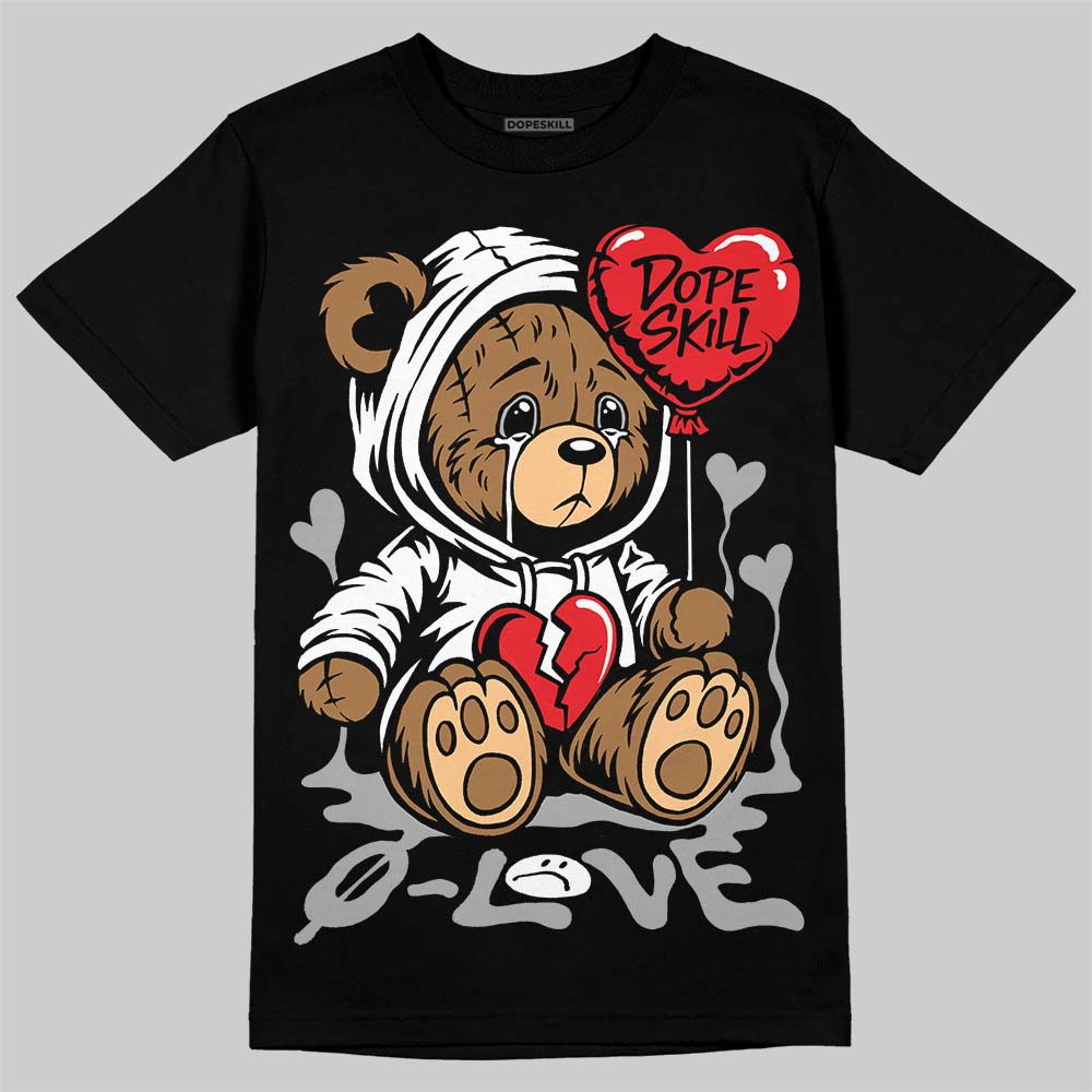 White Thunder 4s superstreetwear T-Shirt Broken Bear Graphic