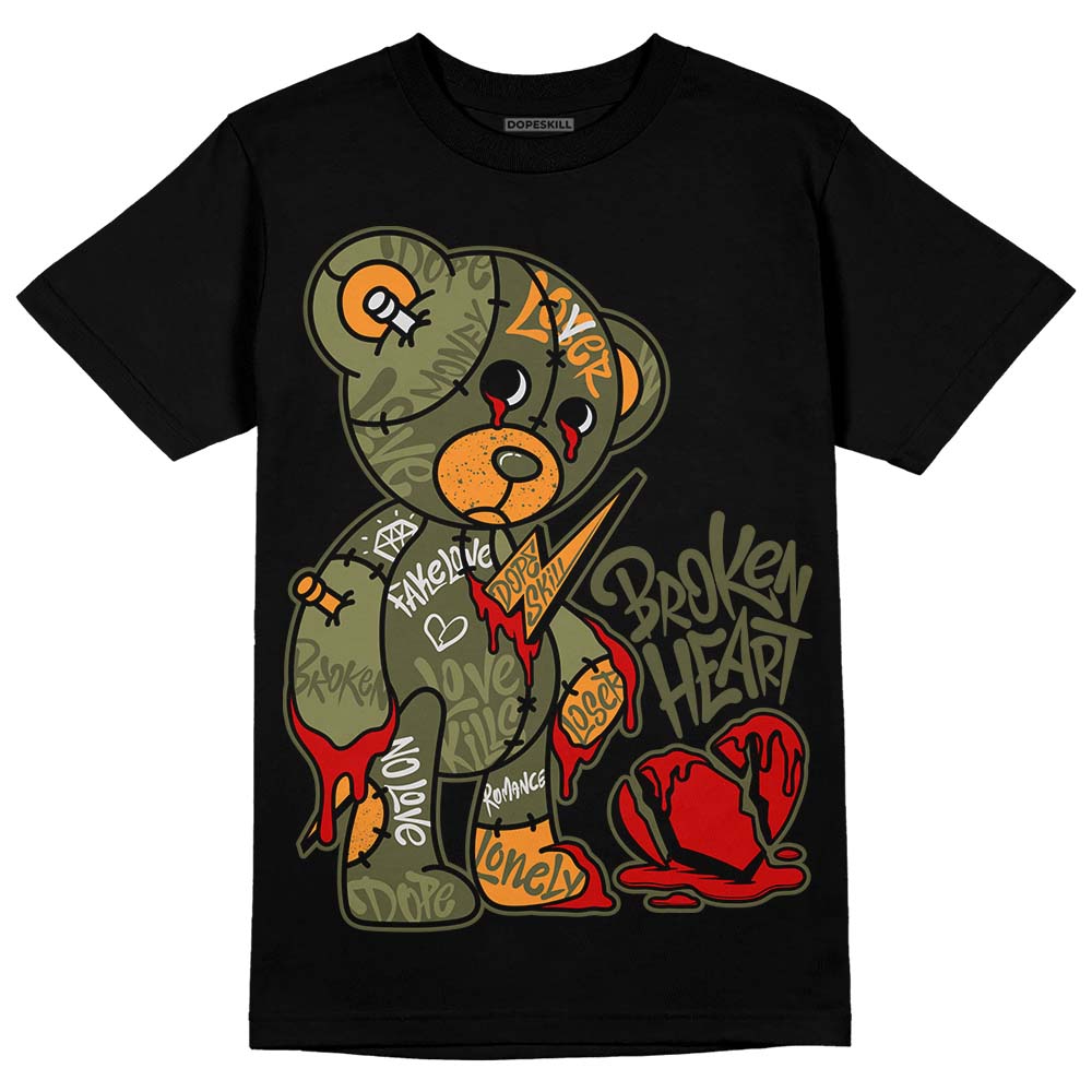 Olive 5s superstreetwear T-Shirt Broken Heart Graphic