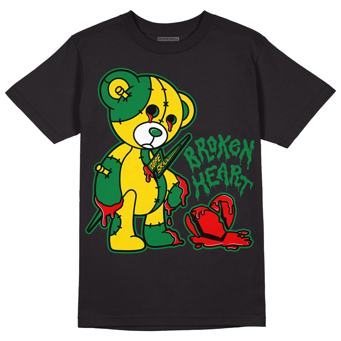 Dunk Low Reverse Brazil superstreetwear T-Shirt Broken Heart Graphic