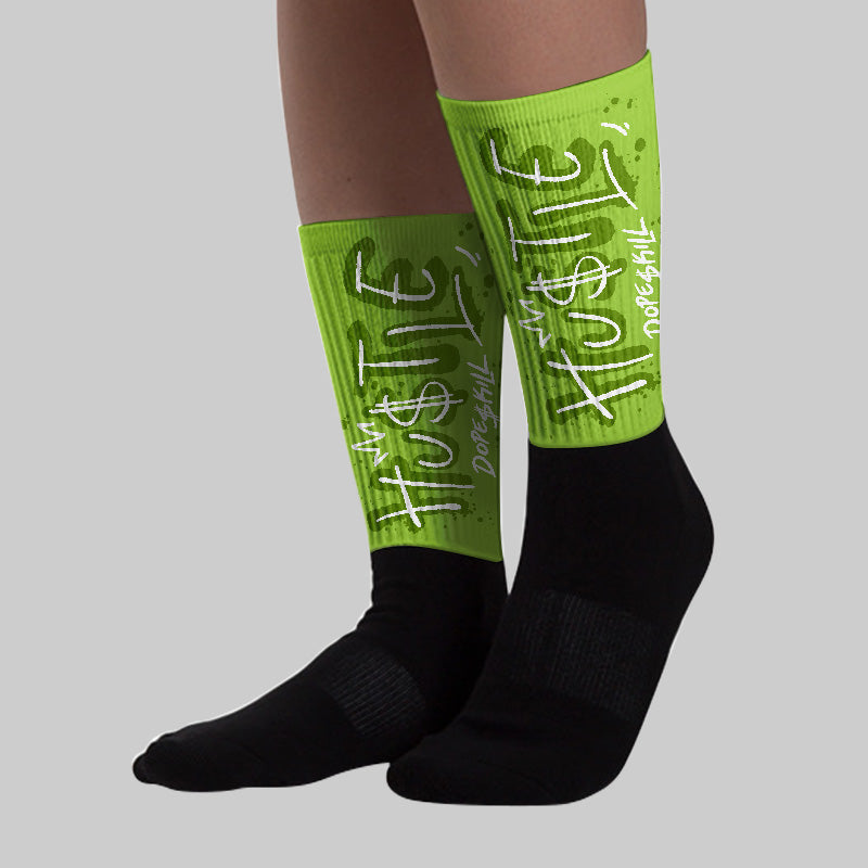 Dunk 'Chlorophyll' superstreetwear Sublimated Socks Hustle Graphic