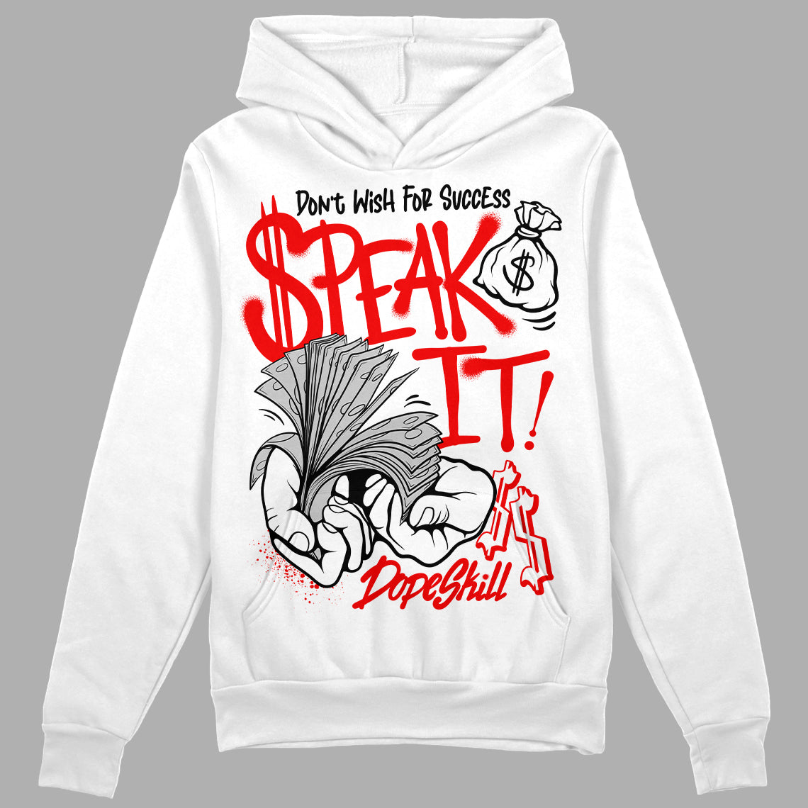 Cherry 12s superstreetwear Hoodie Sweatshirt Speak It Graphic