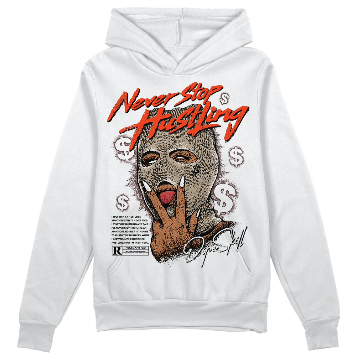 Latte 1s superstreetwear Hoodie Sweatshirt Never Stop Hustling Graphic